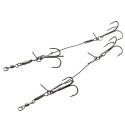 Kinetic Double Stinger 65 LBS 2 stk 13 cm - Hook size 1/0